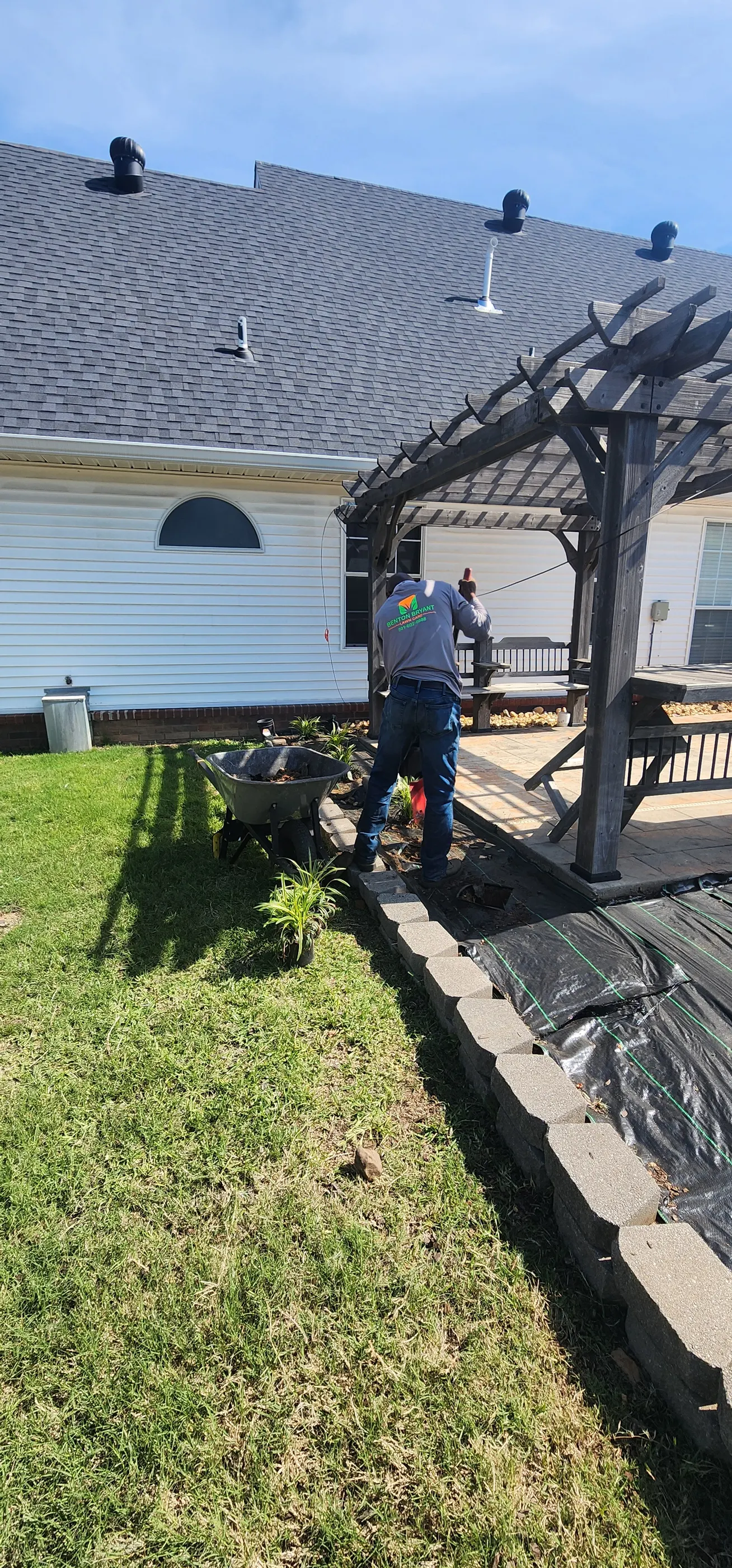 Benton Bryant Lawn Care project